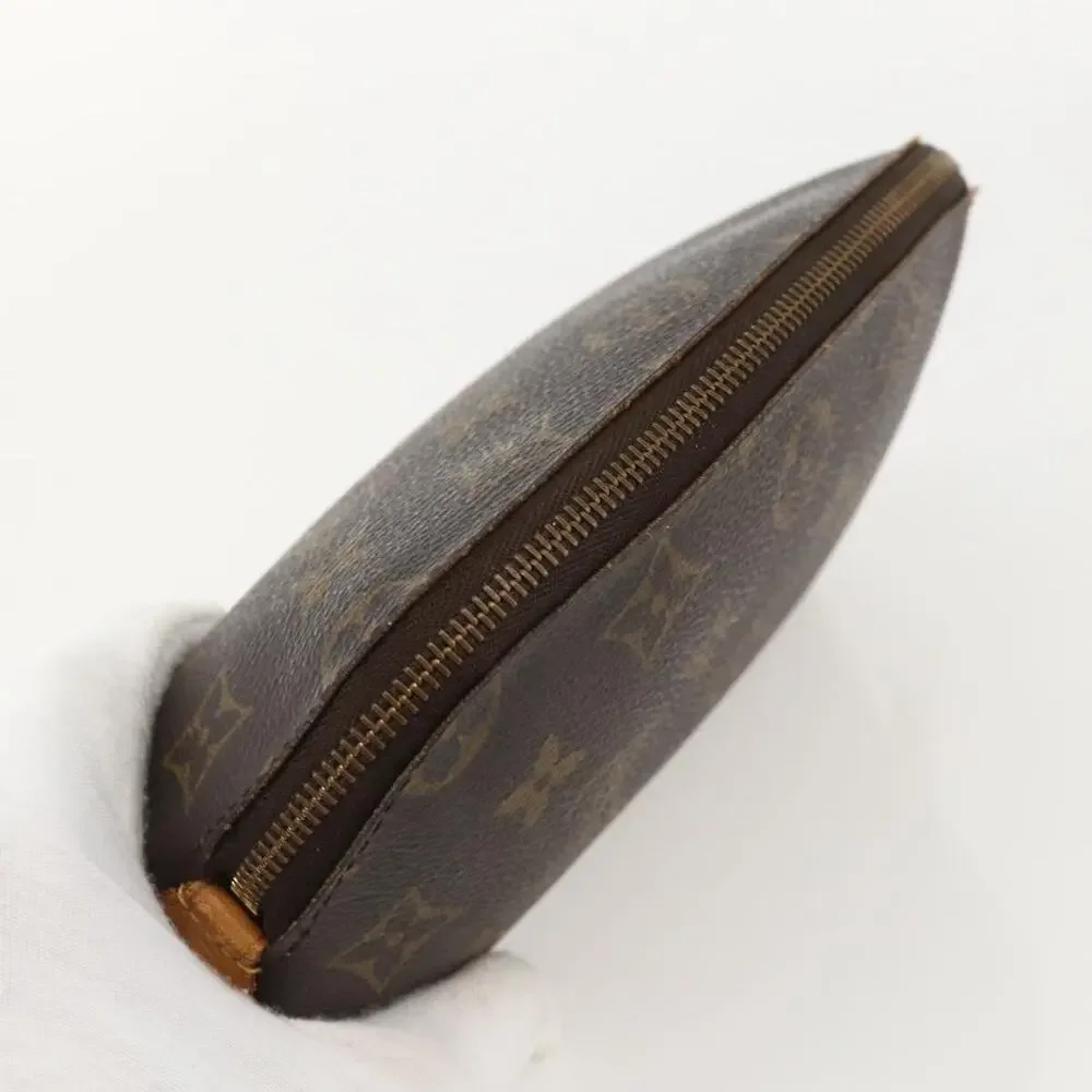 Louis Vuitton Monogram Pochette Cosmetic PM Pouch Brown